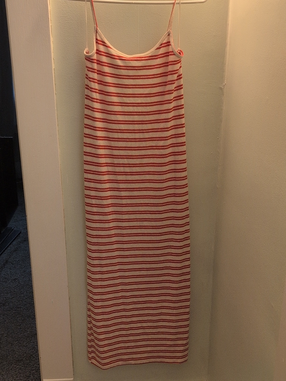 Striped Bodycon Maxi Dress